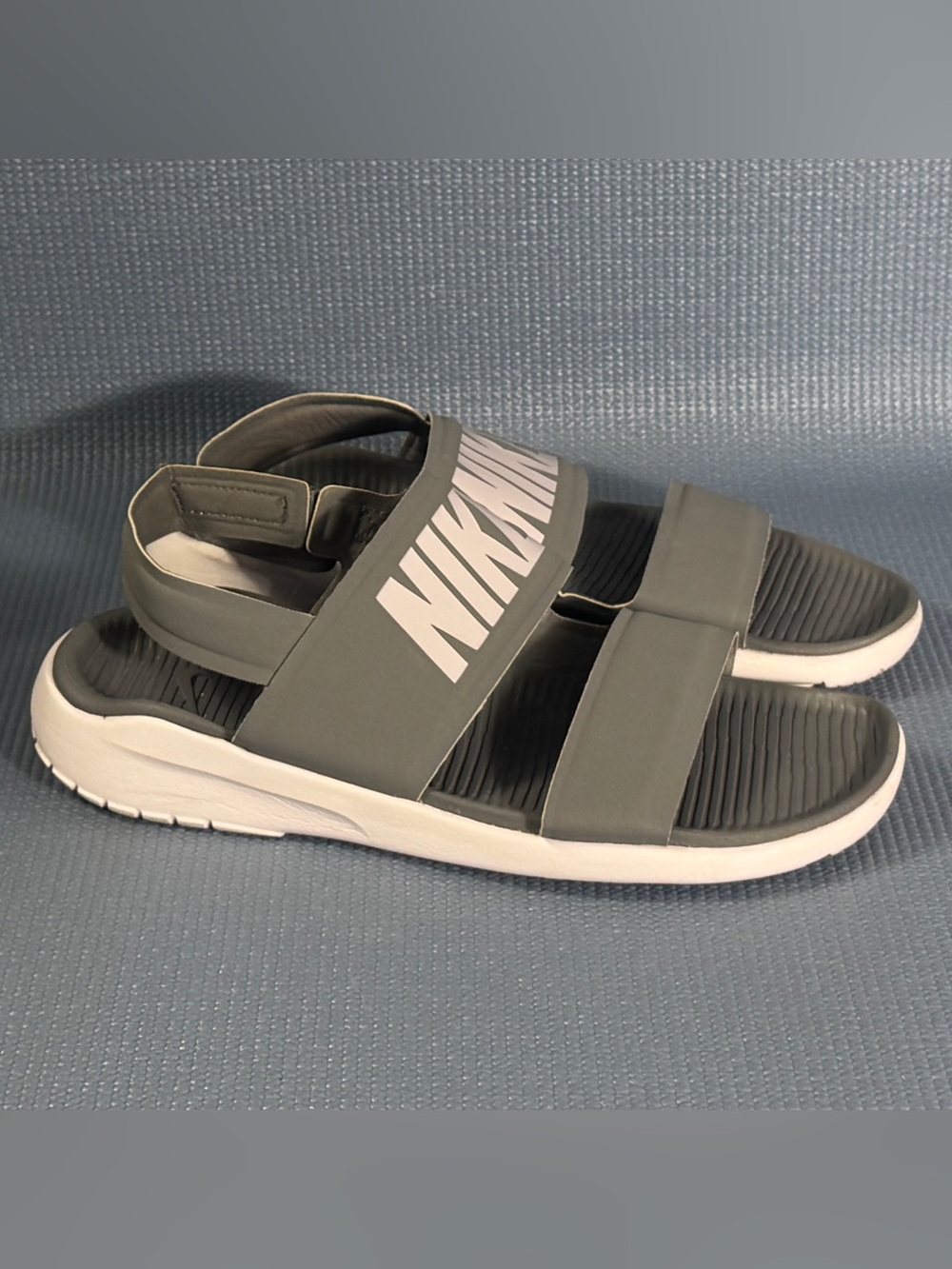 Nike Women's Tanjun Sandals Gray 882694-002 Size 10